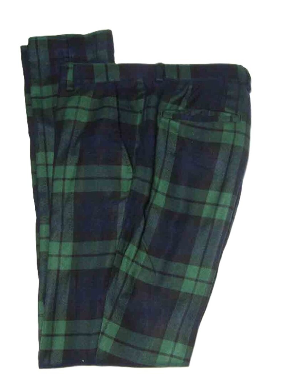 ASOS Skinny Fit Blackwatch Tartan Plaid Pants Flat Front Men's Size 30 X 31